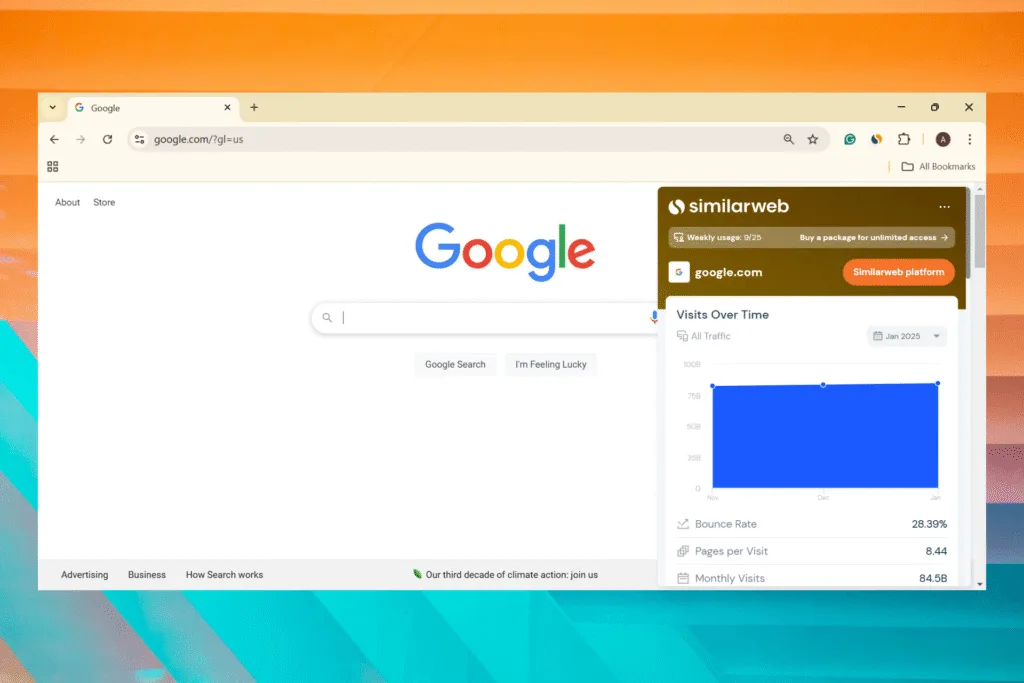 similarweb extension install