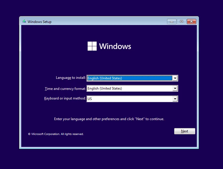reinstalling Windows
