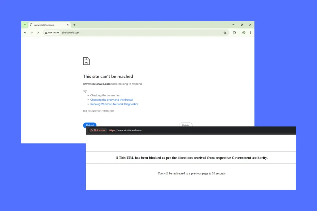 similarweb blocked