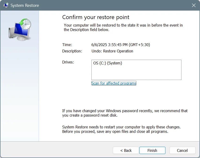 restore