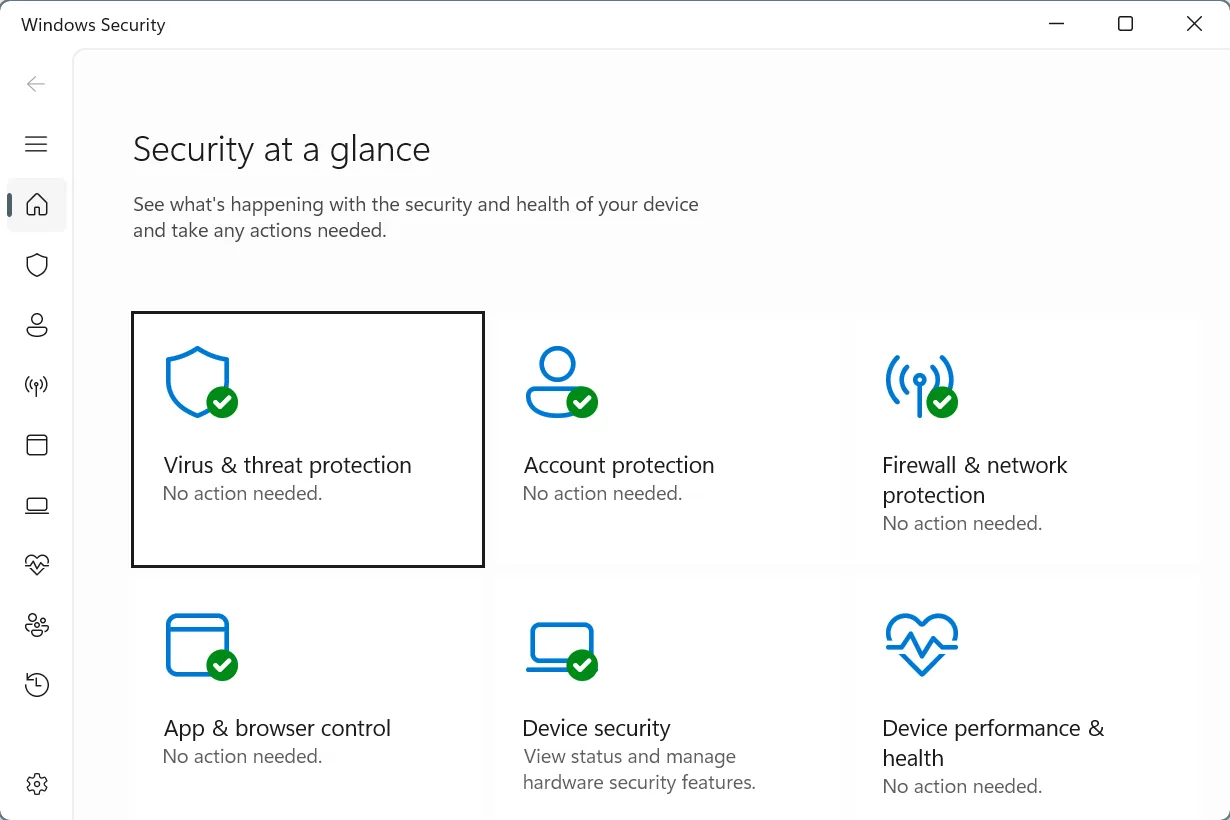windows security in Windows 11