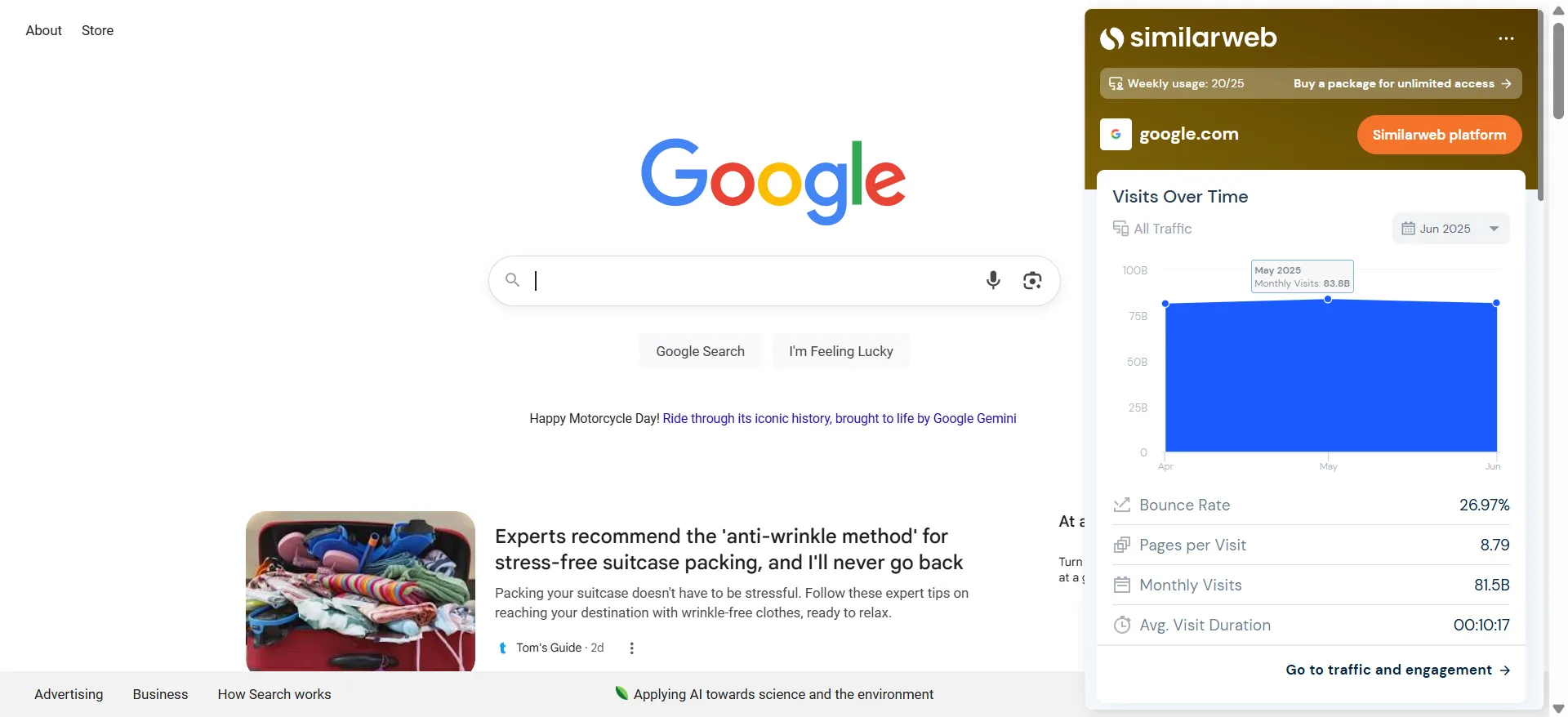 similarweb browser extension