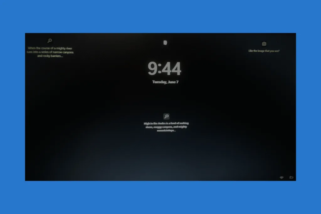 windows lock screen wallpaper black