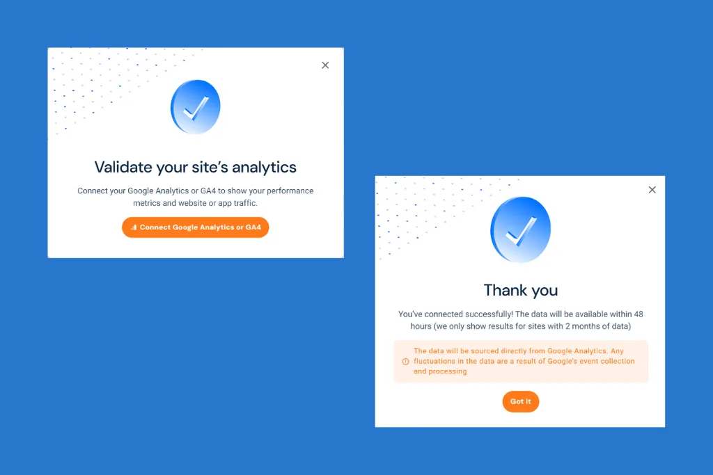 connect google analystics to similarweb