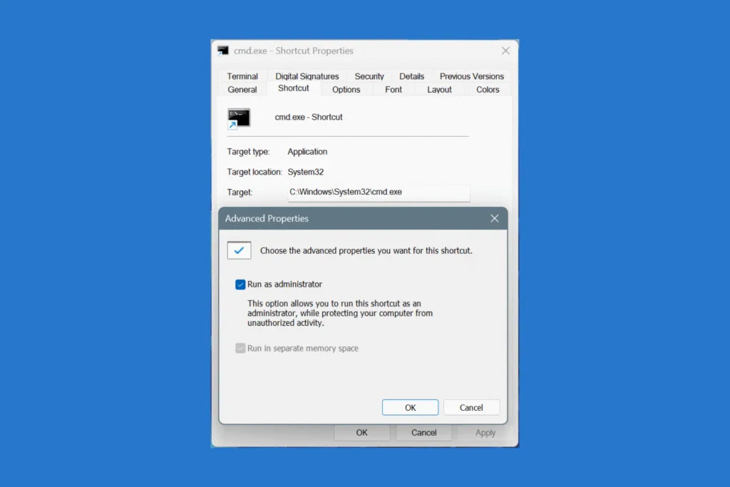 run cmd as admin automatically